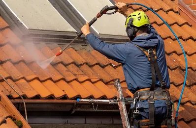 Démoussage et hydrofuge de toiture à Saulcet
