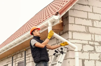 Pose et remplacement de gouttières à Saulcet